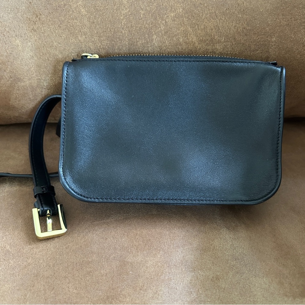 Quince 100% Italian Nappa Leather Belt Bag, S/M, Perfect Condition